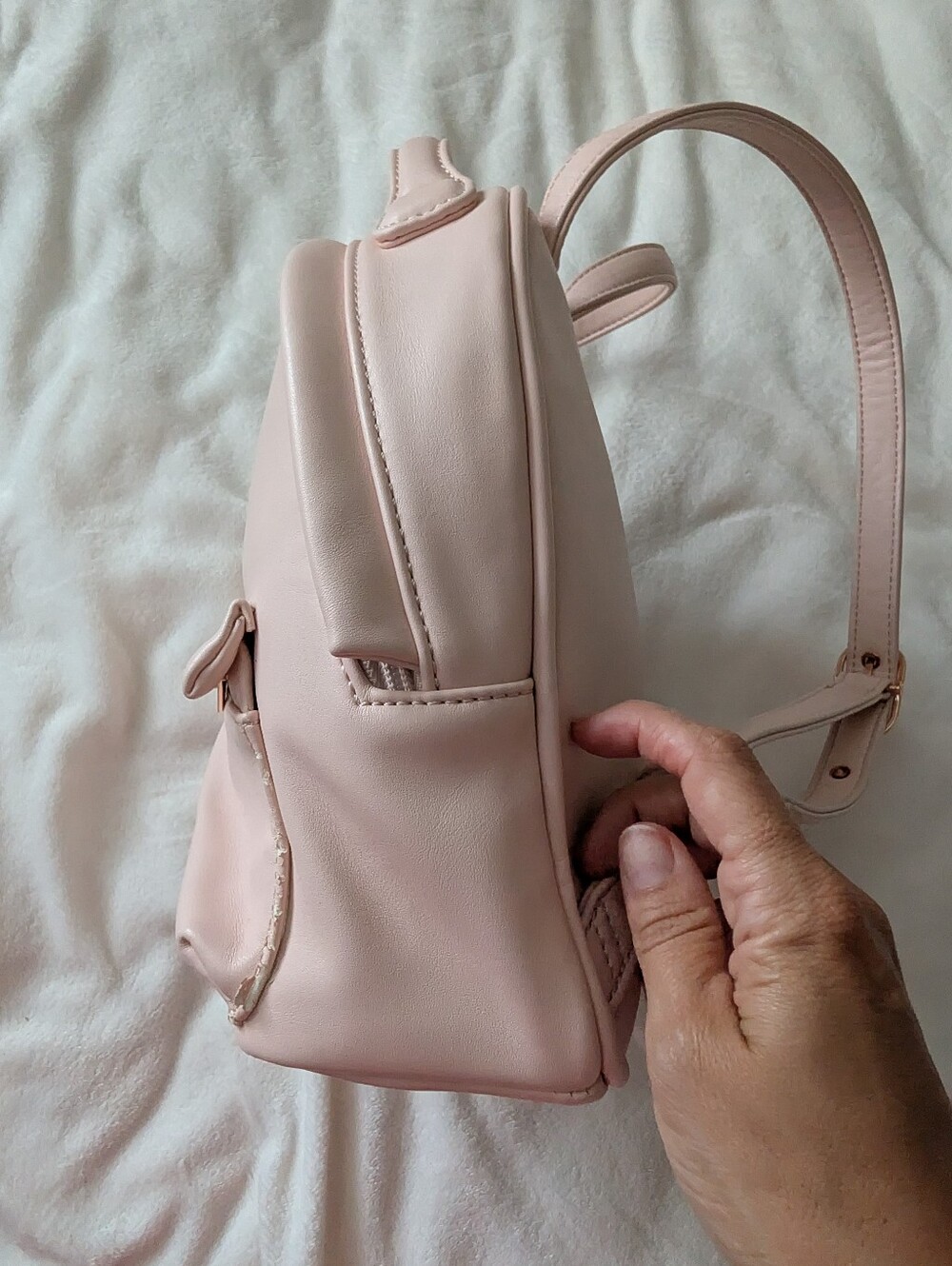 Matt & Nat Blush Pink Mini Backpack - Picture 4 of 8